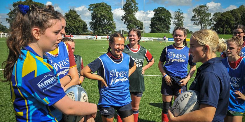 Sharks Female Stars On Hand To Inspire Next Generation Of Aspiring Rugby Players