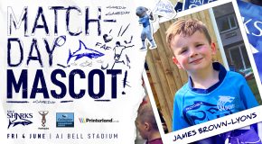 MATCHDAY MASCOTS – Sale Sharks vs Harlequins