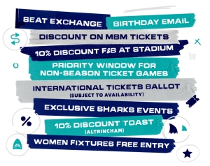 2023 Sharks Season Tickets are still available! Buy two seats and you get a  complimentary Shark Nation Membership. 2023 memberships include…