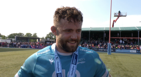 MATCH REACTION | Player of the match Sam Dugdale talks UNDERDOG mentality after win over Saracens
