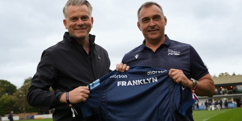 FRANKLYN EXTENDS PARTNERSHIP WITH SALE SHARKS AND EXPANDS SPONSORSHIP 